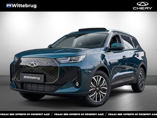 Chery TIGGO 7 Unique Plug-In Hybride Automaat met 1200 km Range, Lederen bekleding en Navigatie Uit voorraad leverbaar!